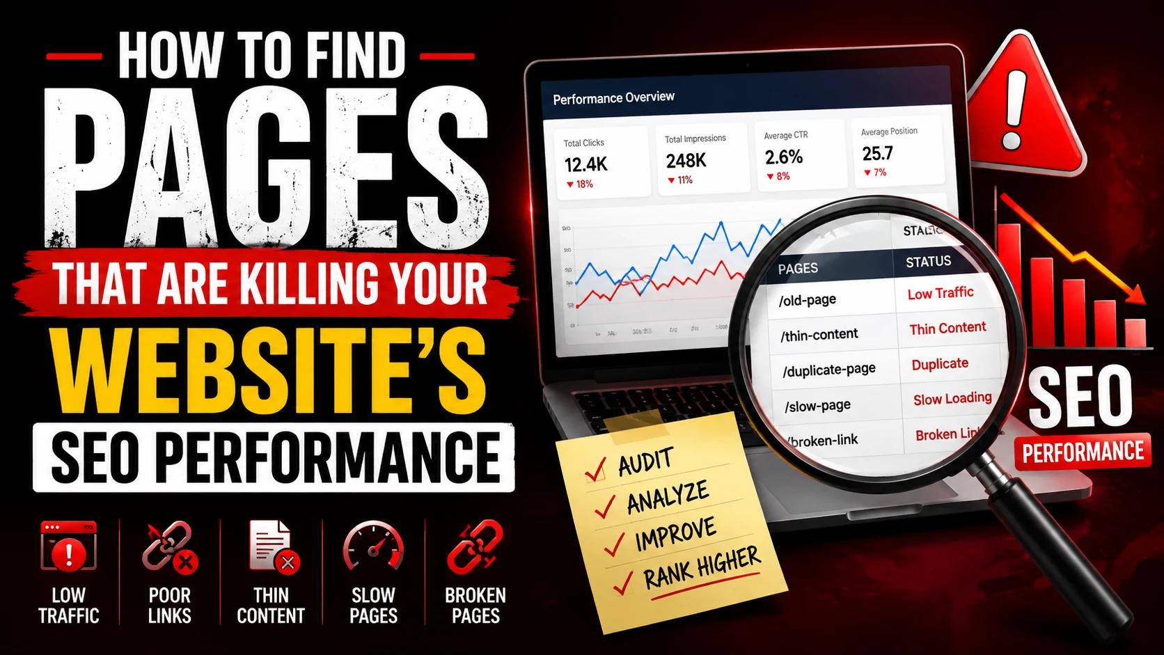 How to Find Pages That Are Killing Your Website’s SEO Performance